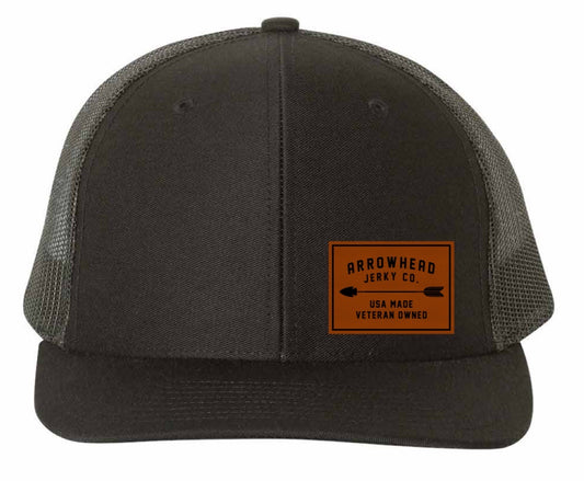 Leather Patch Hat (Pre Order- Ships 2-3 Weeks)